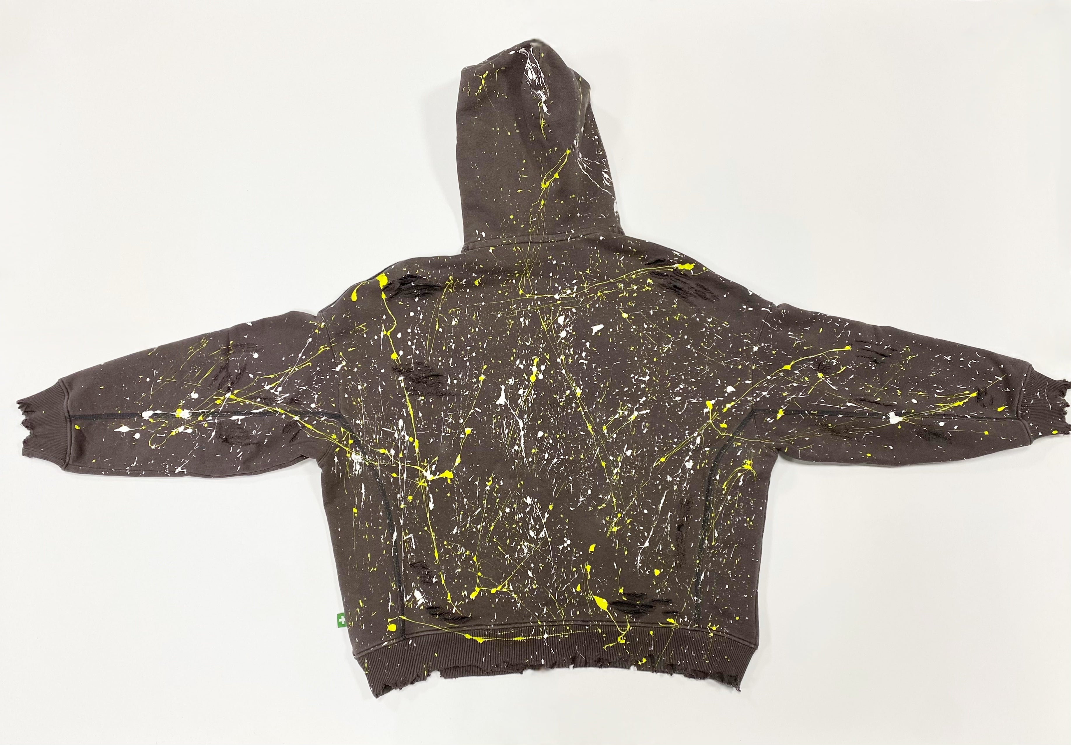 Cross-print pullover hoodie – Two Time