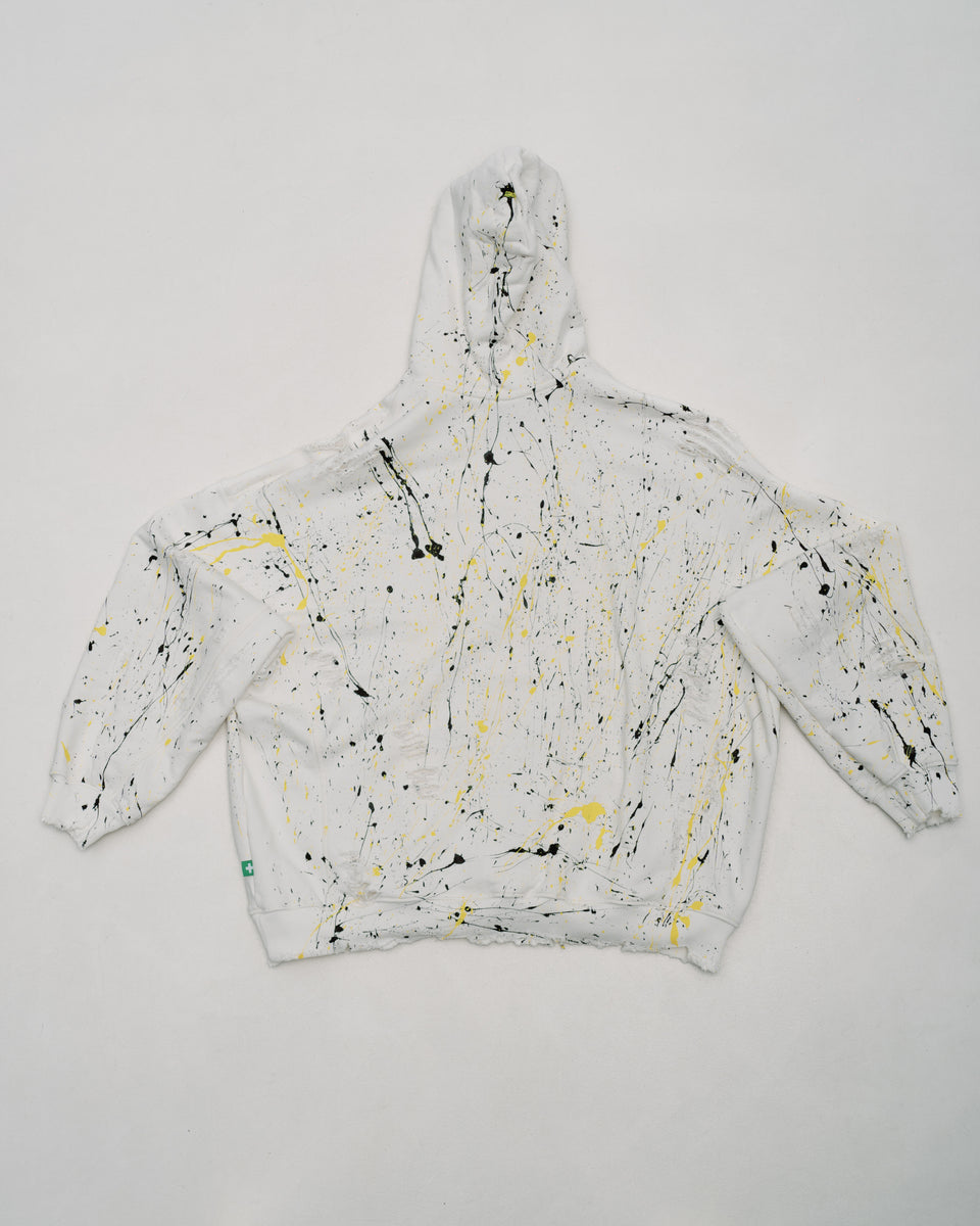 Cross-print pullover hoodie – Two Time