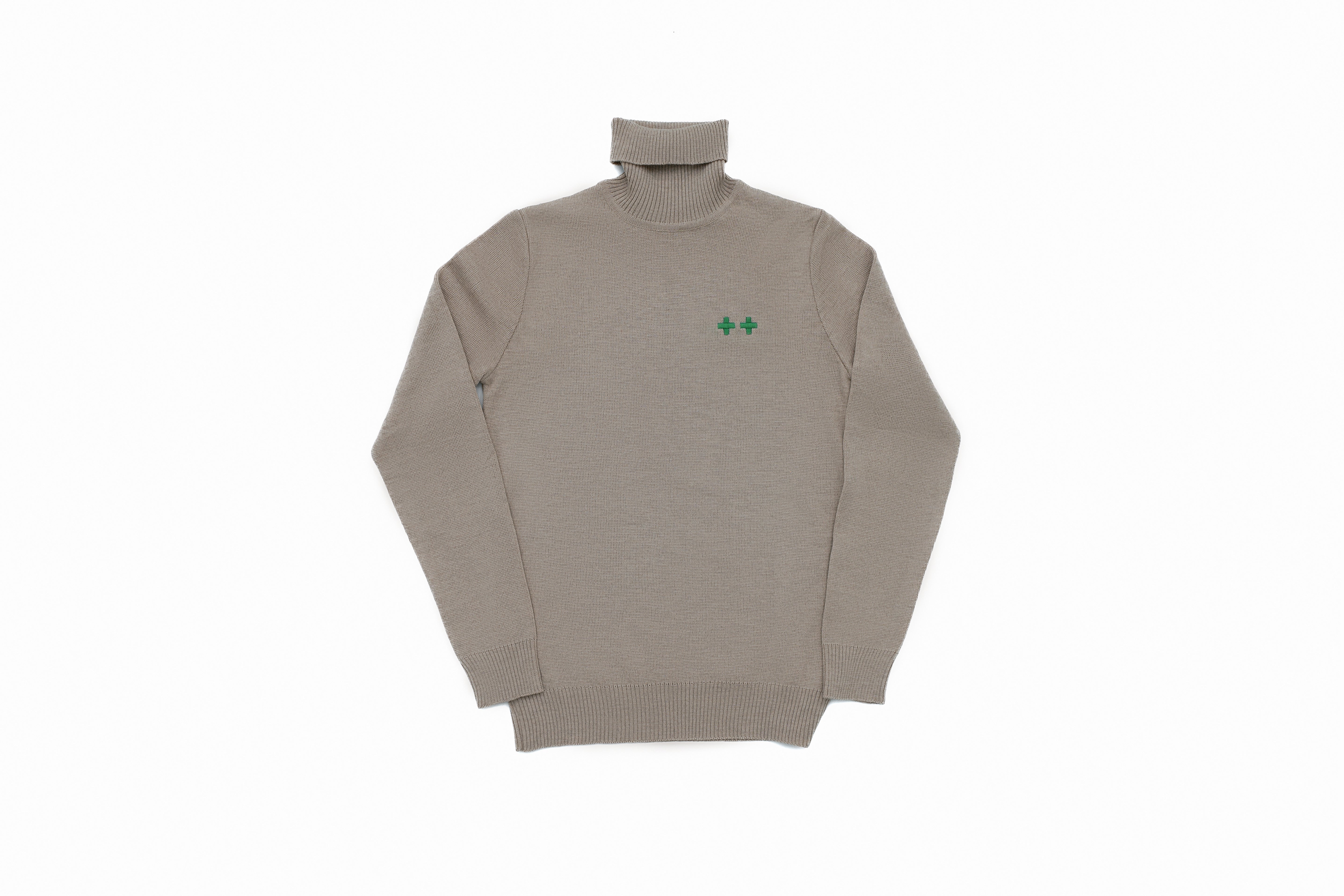BRIEFING 新品　SHAGGY LOGO TURTLENECK KNIT Logo turtleneck Sweater – Two Time