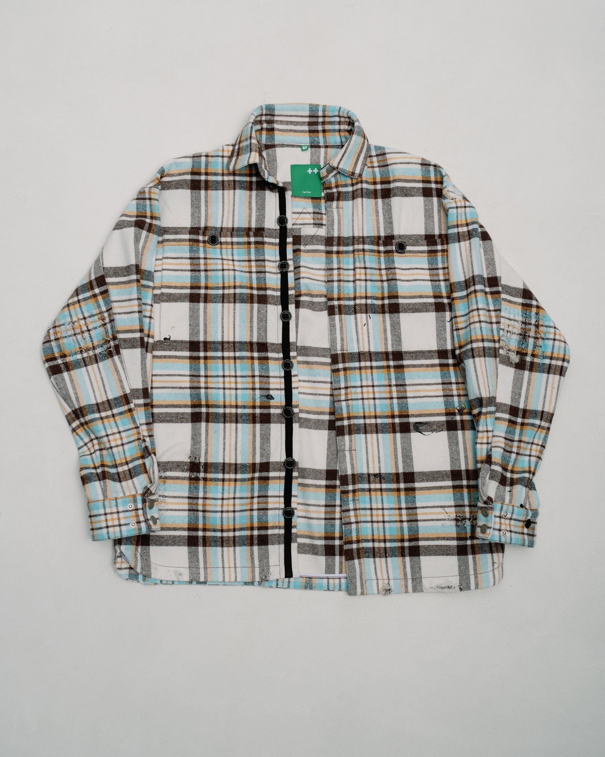 Plaid-check Flannel shirt